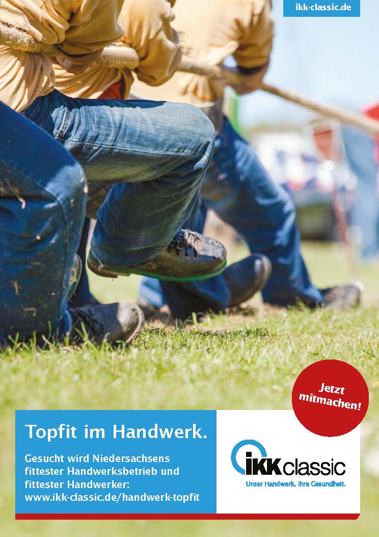 Read more about the article Topfit im Handwerk | IKK classic sucht wieder den fittesten Handwerksbetrieb